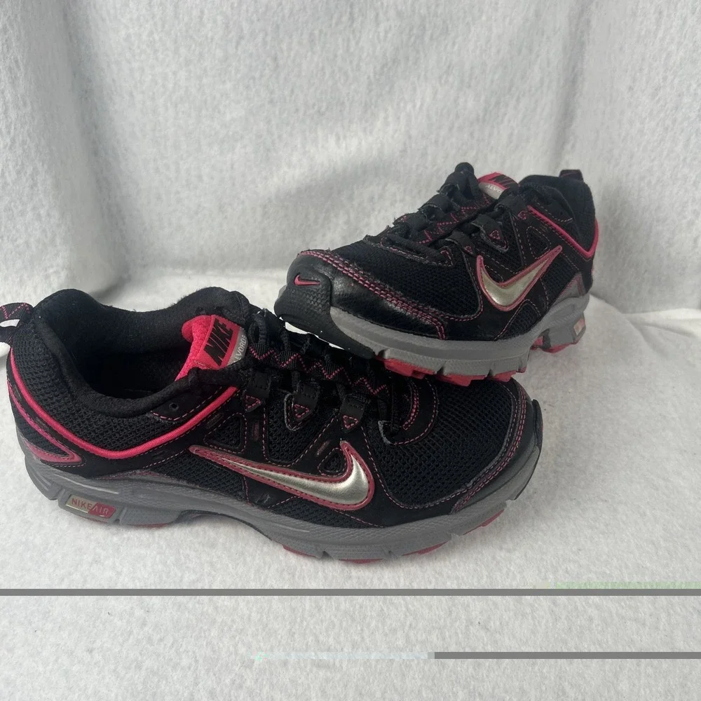 Nike Womens Outdoor‎ Running Shoes Alvord 9 Trail Black Pink 443847-001 Size 8